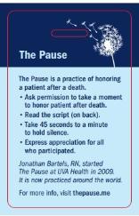 A written description of how to do/lead The Pause, created by Jonathan Bartels